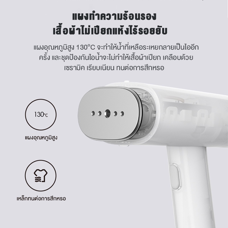 ภาพสินค้าXiaomi Mi Mijia Handheld Ironing Machine Steam iron เตารีดไอน้ำ พกพา เครื่องรีดผ้าไอน้ำ จากร้าน super_brand บน Shopee ภาพที่ 1