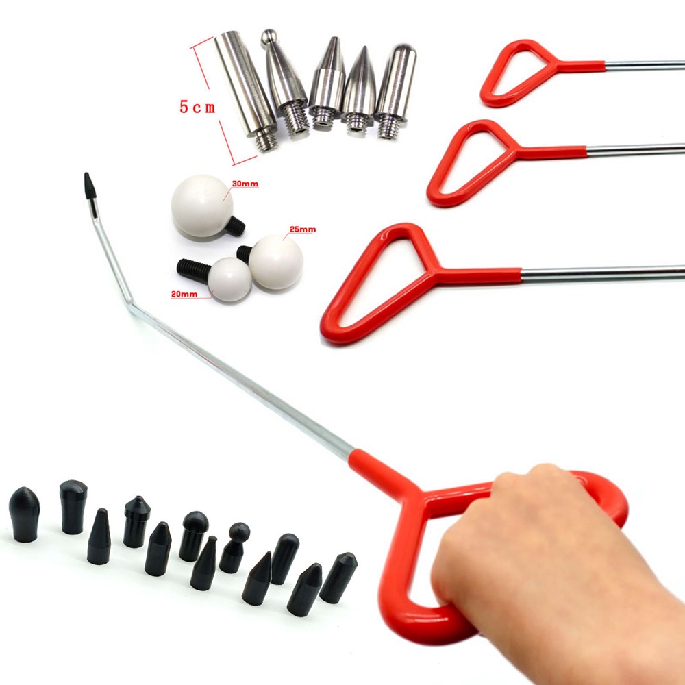 พร้อมสต็อกPaintless Dent Repair Rod 3PCS Dent Removal เครื่องมือ ...