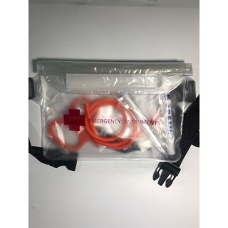 First Aid Kit Bag ชุดอุปกรณ์ช่วยเหลือสำหรับหน่วย Emergency ชุดประกอบด้วย  1.กระเป๋า PVC กันน้ำ  2.กรรไกรขนาด 7 นิ้วสำหรั