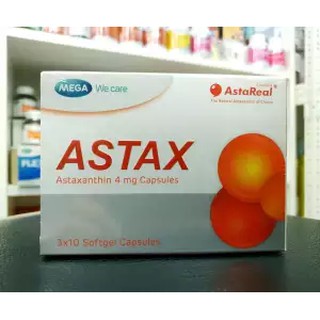 สินค้า Mega we care Astax 1กล่อง บำรุงผิว ผิวใส ลดริ้วรอย 30 เม็ด  {หมดอายุ Exp 14 / 10 / 2024}
