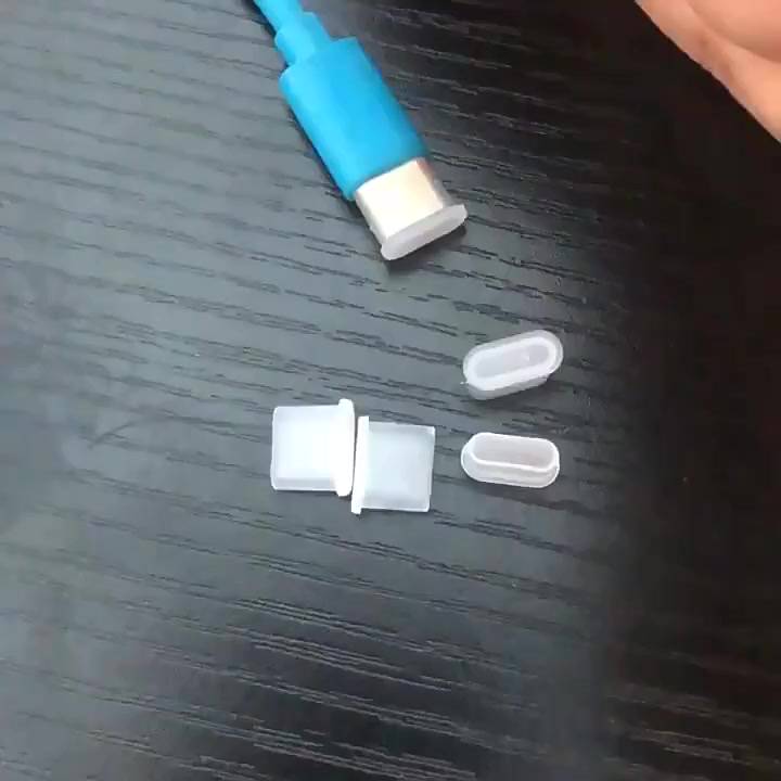 3 ชิ้น สําหรับ Micro USB/IOS/Type C/USB สายเคเบิลข้อมูล ปลั๊ก กันฝุ่น ...