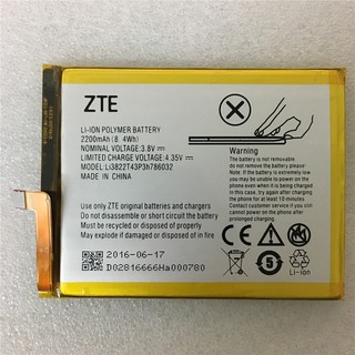 แบตเตอรี่ ZTE ใบมีด V6 สำหรับ ZTE ใบมีด D6 สำหรับ ZTE ใบมีด X7 Batterie Bateria Li3822T43P3h786032 Orbic-RC-501L 2200mAh