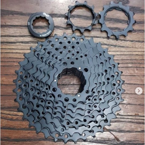 Hitam Sprocket GT half5 Casset Solid Black หรือ Doff | Shopee Thailand