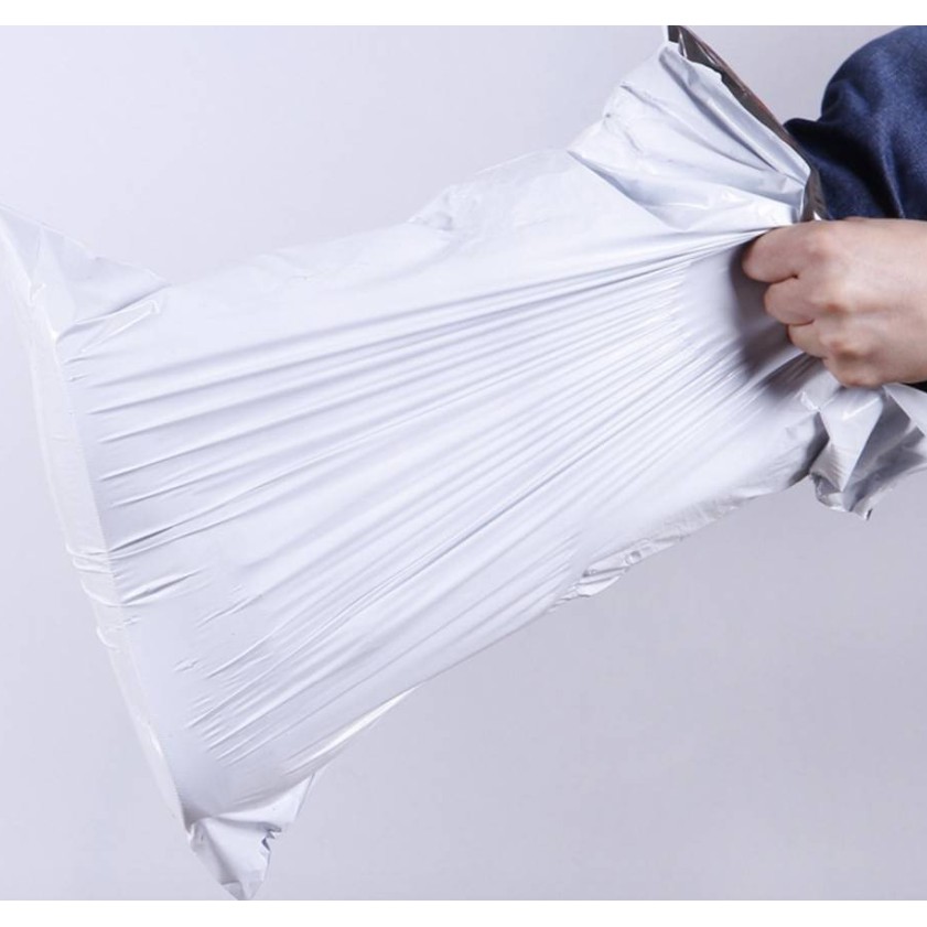 ภาพสินค้าซองไปรษณีย์พลาสติกสีขาว แพค100 ใบ ถุงพลาสติกส่งของ ซองพัสดุ ราคาถูก จากร้าน thetoy123 บน Shopee ภาพที่ 2