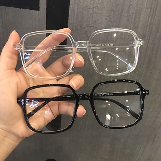 แว่นตาแฟชั่น แบบกรอบใหญ่ ป้องกันแสงสีฟ้าและรังสี สไตล์เกาหลี สำหรับทุกเพศ 2023