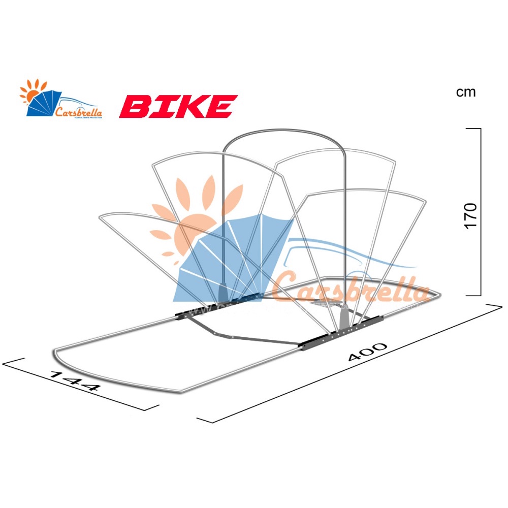 เต็นท์จอดสำเร็จรูป-carsbrella-รุ่น-bike-สำหรับรถมอเตอร์ไซค์ขนาดใหญ่-ป้องกันแสงแดดและป้องกันน้ำจากฝน