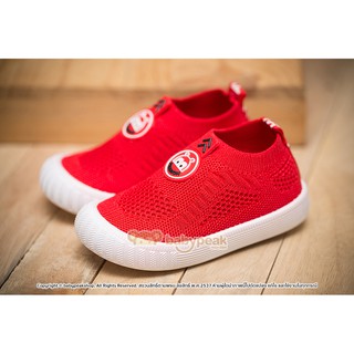 ภาพหน้าปกสินค้า[ตำหนิ] [ส่ง Kerry 20.-] รองเท้าเด็ก รองเท้าผ้าใบเด็กแบบสวมสีแดง BP501 ไซส์ 21-32 ที่เกี่ยวข้อง