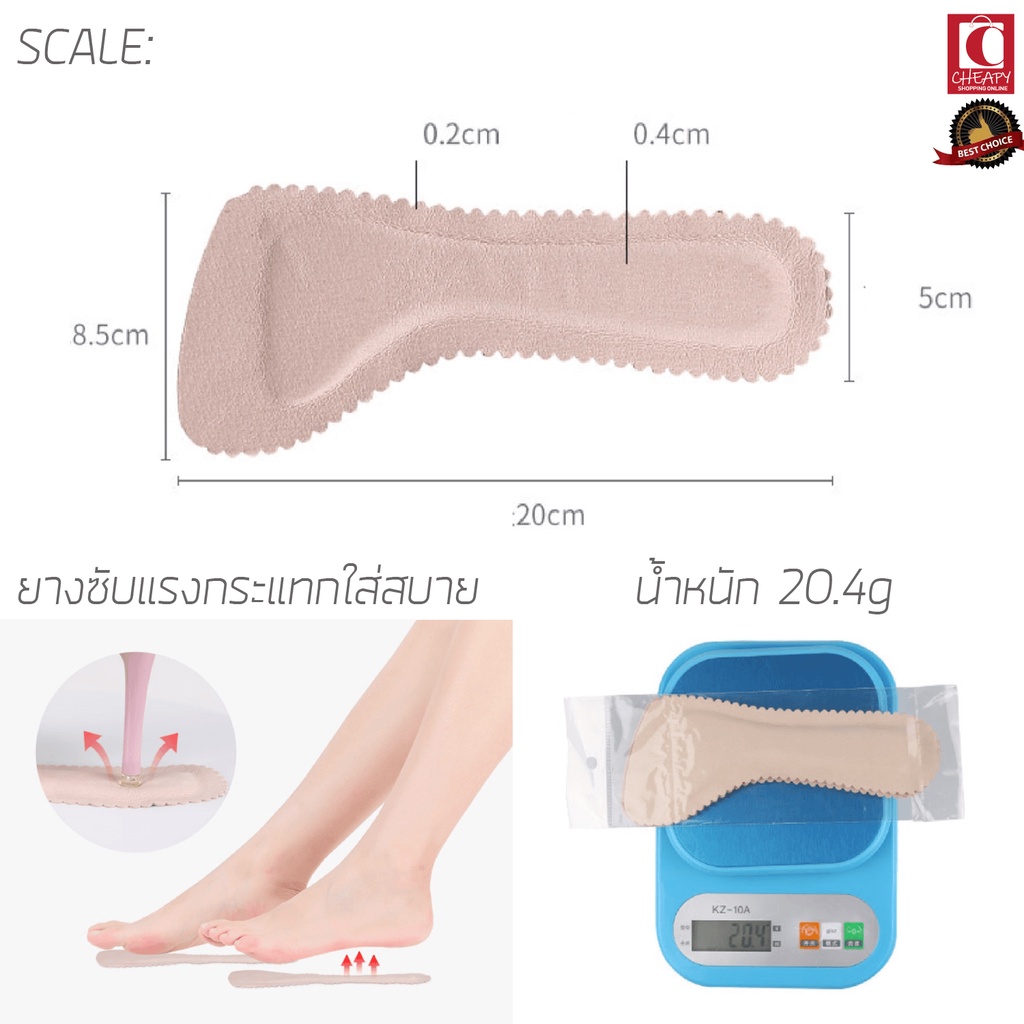 ภาพหน้าปกสินค้าแผ่นรองเท้าหนังนิ่ม แผ่นรองเท้า กันกัด และซับแรงกระแทก มีกาวในตัว พร้อมส่ง cheapy2shop จากร้าน flowshoesthai บน Shopee