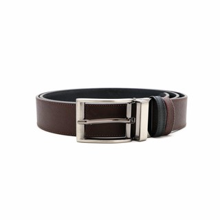 EXECUTIVE SAFFIANO REVERSIBLE BELT - BROWN