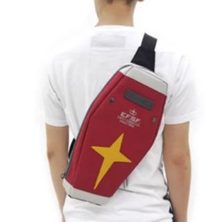 สินค้า พร้อมส่งจากไทย ❣️ รีวิวเยอะ กระเป๋า กันดั้ม RX-78 Shield Bag กระเป๋าคาดอก Gundam กระเป๋าผู้ชาย กระเป๋าคาดเอว