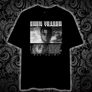 ATTACK TITAN EREN YEAGER Printed t shirt unisex 100% cotton