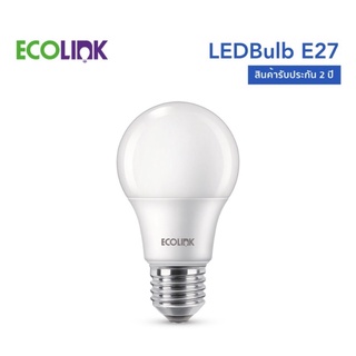 หลอดไฟ LED Ecolink LEDBulb 5W E27 6500K  1CT/12 APR แสงสีขาว