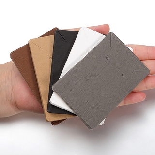 กล่องกระดาษ สําหรับใส่เครื่องประดับ ต่างหู สร้อยคอ กระดุม 6x9 ซม. 50 ชิ้น ต่อล็อต