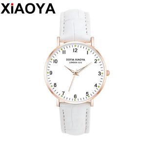 สินค้า Xiaoya 1313 นาฬิกาข้อมือ สายหนัง สําหรับผู้หญิง