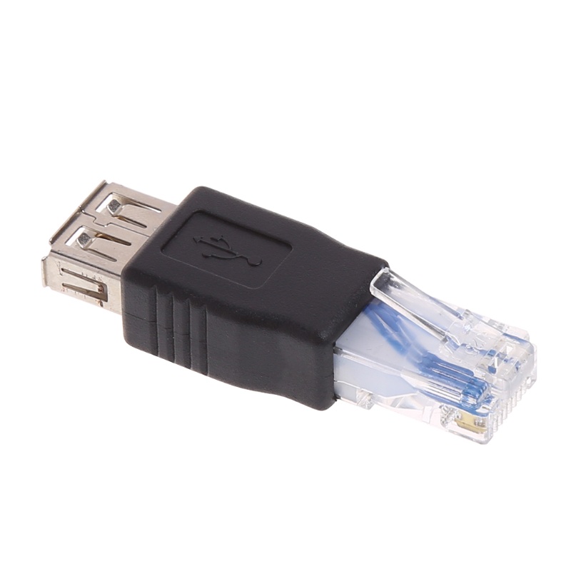 Capa อะแดปเตอร์อีเธอร์เน็ตคริสตัล USB 2.0 ตัวเมีย เป็น LAN RJ45 ตัวผู้ ...
