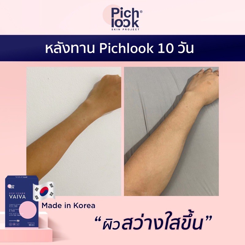 ภาพหน้าปกสินค้า(ส่งฟรี) Pichlook วิตามินไวว่านำเข้าจากเกาหลี จากร้าน skincare4you บน Shopee