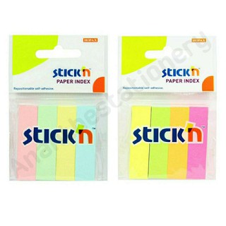 โพสต์-อิท โน๊ต Stickn paper index ขนาด 1.2x5 ซม.