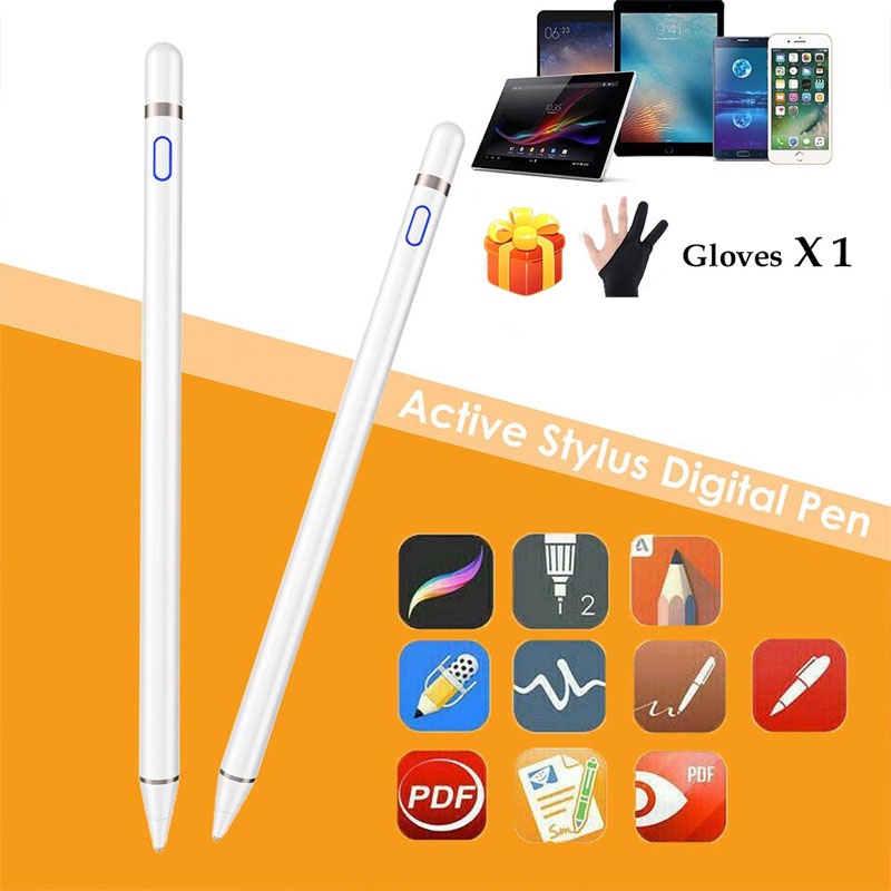 ภาพหน้าปกสินค้าAnkndo Stylus เหมาะสำหรับปากกาสัมผัสระบบ ios และ android ขณะชาร์จ สไตลัส Active Stylus Pad pen เหมาะสำหรับปากกาสัมผัสระบบ ios จากร้าน ankndo.th บน Shopee