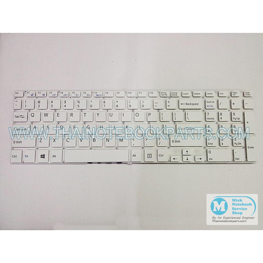 คีย์บอร์ดโน้ตบุ๊ค SONY vaio SVF152A29M SVF152C29W Keyboard Notebook ...