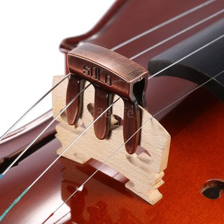 ภาพขนาดย่อของภาพหน้าปกสินค้า3elife Violin Viola Practice Metal Mute Fiddle Silencer 3 Prong จากร้าน 3elife.th บน Shopee