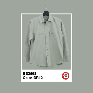 ภาพหน้าปกสินค้าBovy Shirt - เสื้อเชิ้ตแขนยาวสีพึ้น สีกากี รุ่นBB 3598 -BR-12 ที่เกี่ยวข้อง