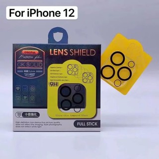 ส่งจากไทย 3D ฟิล์มกระจกนิรภัยครอบกล้อง For iPhone 12/iP12Pro/iP12Mini/iP12Pro Max ฟิล์มเลนส์กล้องสำหรับไอโฟน Camera Lens