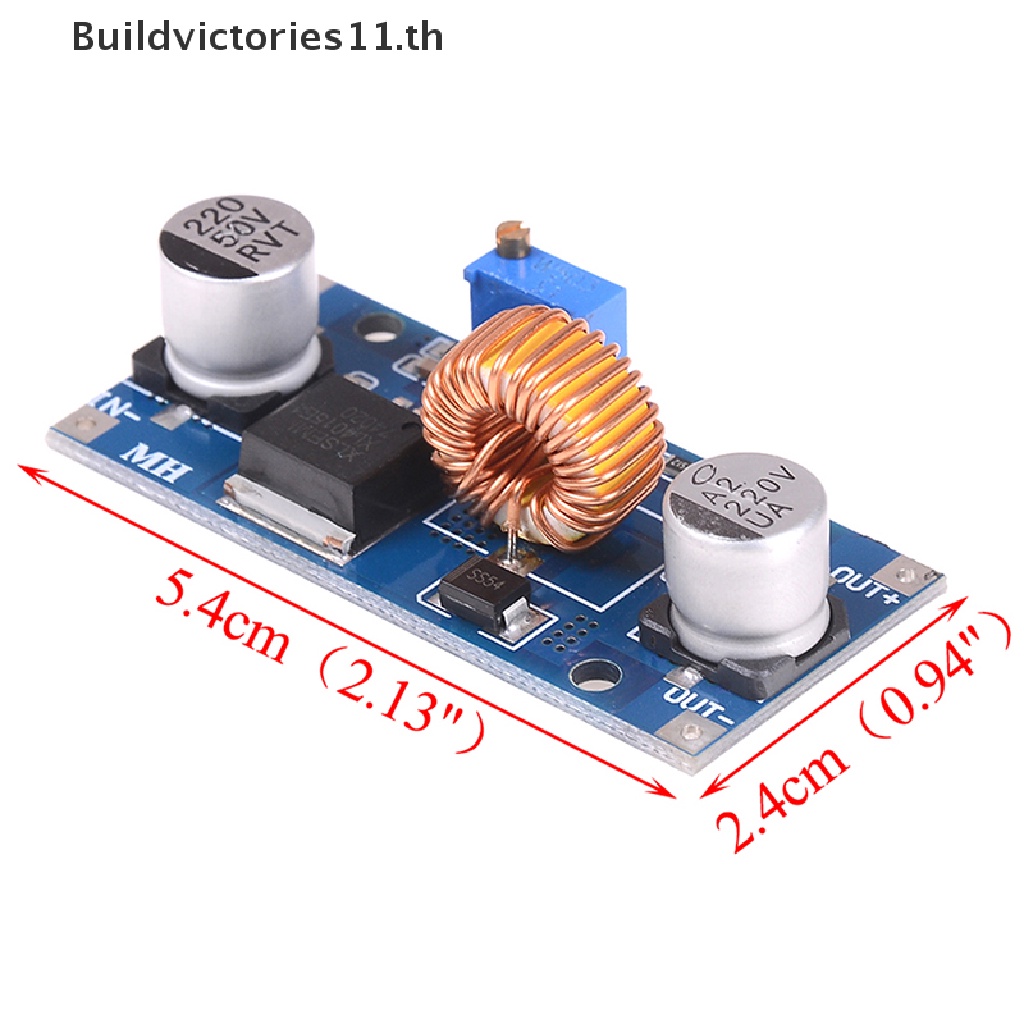 buildvictories11-ตัวแปลงแรงดันไฟฟ้า-dc-dc-4v-38v-เป็น-3-3v-12v-24v-5a