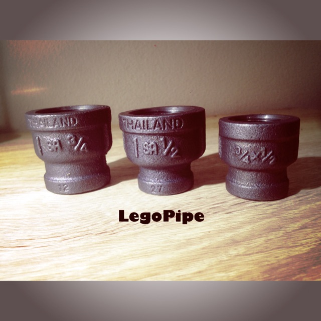 ภาพหน้าปกสินค้าข้อลดกลม เหล็ก สตรีมดำ ลอฟท์ DIY Loft ท่อ จากร้าน legopipe บน Shopee