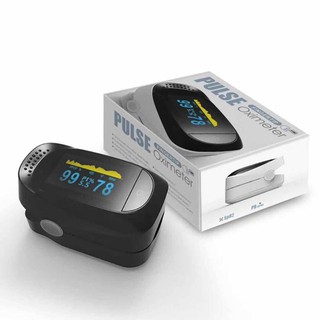 เครื่องวัดออกซิเจนในเลือด วัดออกซิเจน วัดชีพจร Fingertip Pulse Oximeter วัดออกซิเจนในเลือด วัดอัตราการเต้นหัวใจ