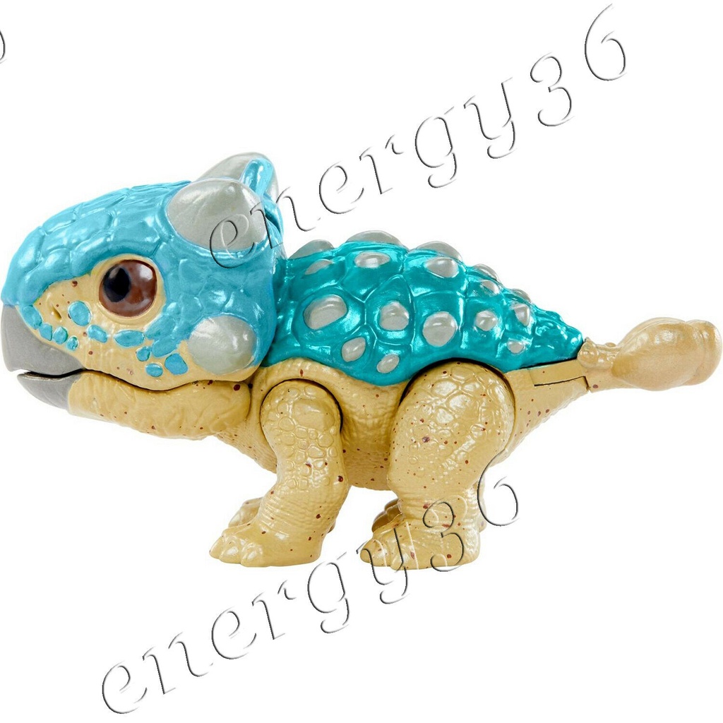 Jurassic World Mattel Snap Squad Ankylosaurus Bumpy 7.5 cm Action ...