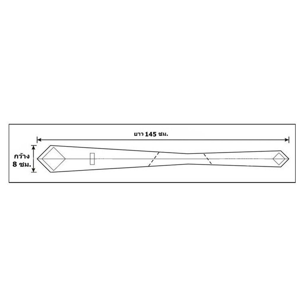 ภาพสินค้า(พร้อมส่ง) เนคไทธุรกิจ แบบผูกเอง ขนาด 145x8 ซม. จากร้าน nongdew.shop บน Shopee ภาพที่ 1