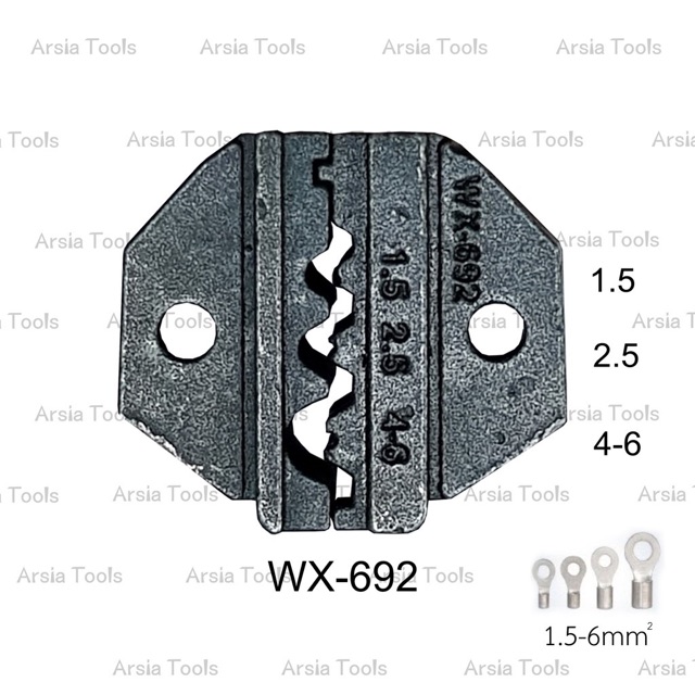 ชุดคีมย้ำหางปลา-สลิปต่อสาย-แบบสลับหัวได้-arsia-tools