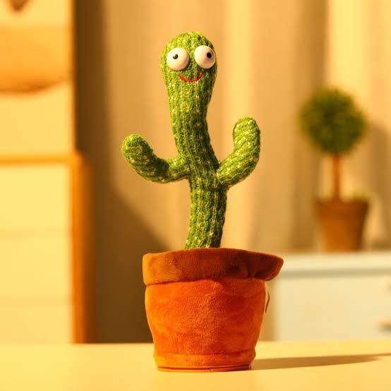 ภาพหน้าปกสินค้ากระบองเพชรพูดได้ เต้นได้ Dancing cactus toys ของเล่นเด็ก ของเล่น ประดับห้อง แม่และเด็ก จากร้าน jjshop. บน Shopee