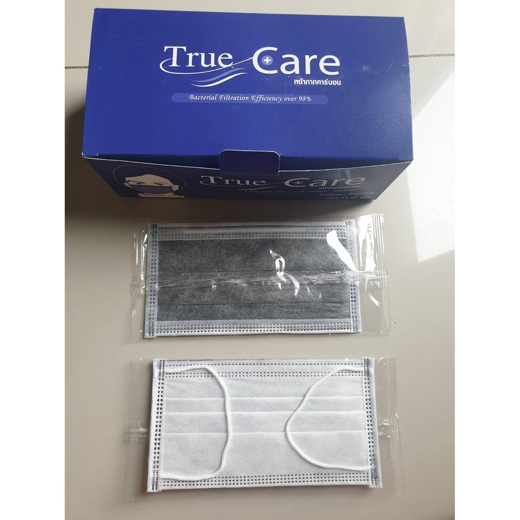 face-mask-carbon-1-ชิ้น-trm-true-linemed-หน้ากากคาร์บอน-หน้ากาก-กรอง4ชั้น-true-care-ยกราคาพิเศษ-ห่อพลาสติกละชิ้น