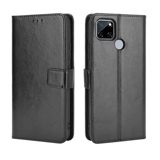 เคสสำ Realme Narzo30A Case Leather Flip Back Cover Realme Narzo 30A Narzo30A เคสฝาพับ มือถือแล