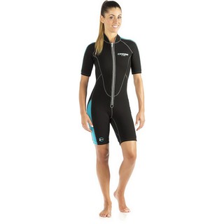 CRESSI LIDO LADY WETSUIT NEOPRENE 2MM-เว็ทสูท เว็ทสูทดำน้ำ ผู้หญิง อุปกรณ์ดำน้ำ