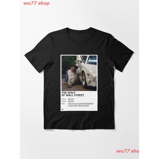New Wolf Of Wall Street Minimal Design T-Shirt เสื้อยืด ดพิมพ์ลาย ดผ้าเด้ง คอกลม cotton ความนิยม discount Unisex