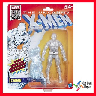 Marvel Legends Iceman Vintage Retro 80th 6" มาร์เวล เลเจนด์ ไอซ์แมน วินเทจ เรโทร  80 ปี 6 นิ้ว X-Men Comics