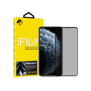 iFilm ฟิล์มกระจก นิรภัย กันมอง เต็มจอ สำหรับ ไอโฟน 15ProMax 15Pro 15 Plus 14 Pro Max 13 12 11 Xr Xs Max ฟิล์ม กันเสือก