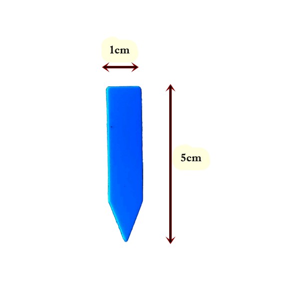 ภาพหน้าปกสินค้าป้ายชื่อต้นไม้ 5x1cm 100ชิ้น ป้ายแท็กพลาสติกสำหรับตกแต่งสวน เขียนชื่อต้นไม้ที่คุณรัก อุปกรณ์ตกแต่งสวน จัดสวน ป้าย สวน น จากร้าน godsilaladda บน Shopee