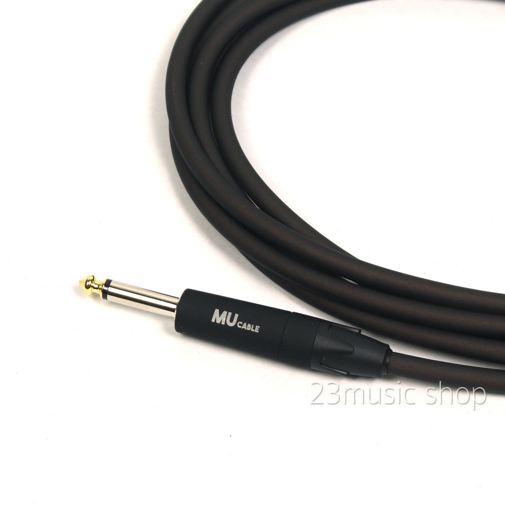 mu-cable-สายแจ๊คกีต้าร์-ไฟฟ้า-เบสไฟฟ้า-สีดำ