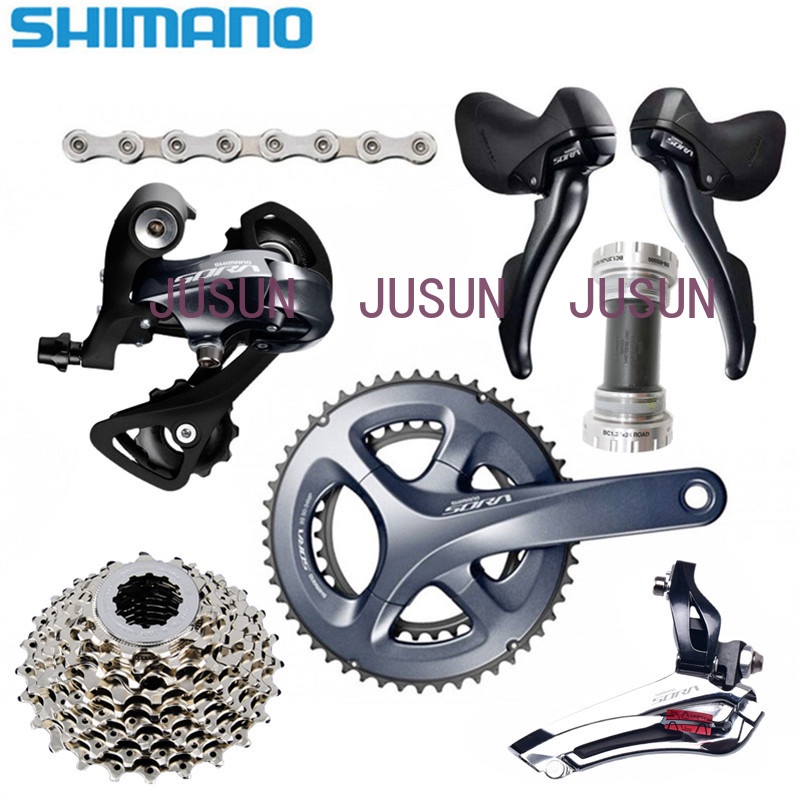 Shimano SORA R3000 29 Speed Groupset แผนที่จักรยานจักรยาน Groupsets FC ...