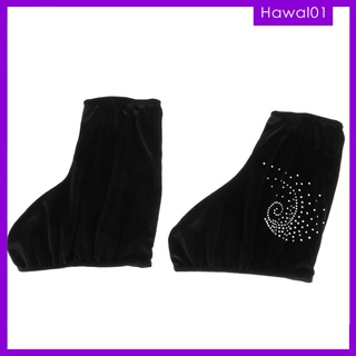 ภาพขนาดย่อของภาพหน้าปกสินค้า1 Pair Universal Soft Velvet Figure Ice Skating Boot Covers Protector Overshoes For Women Men จากร้าน hawal.th บน Shopee
