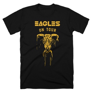 [S-5XL] เสื้อยืด พิมพ์ลายวงร็อค Eagles On Tour สไตล์คลาสสิก สําหรับผู้ชาย 612051