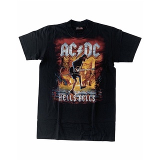 【NEW】เสื้อวงดนตรี ACDC เสื้อสตรีท เสื้อวินเทจ ผ้ายืด ใส่สบาย คุณภาพพรีเมี่ยม