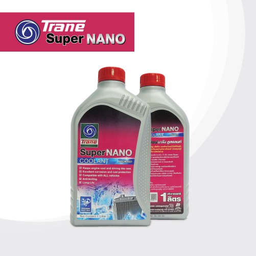 ภาพหน้าปกสินค้าน้ำยาหล่อเย็น น้ำยาหม้อน้ำ สำหรับรถยนต์ และมอเตอร์ไซค์ ยี่ห้อ TRANE SUPER NANO (สีชมพู)
