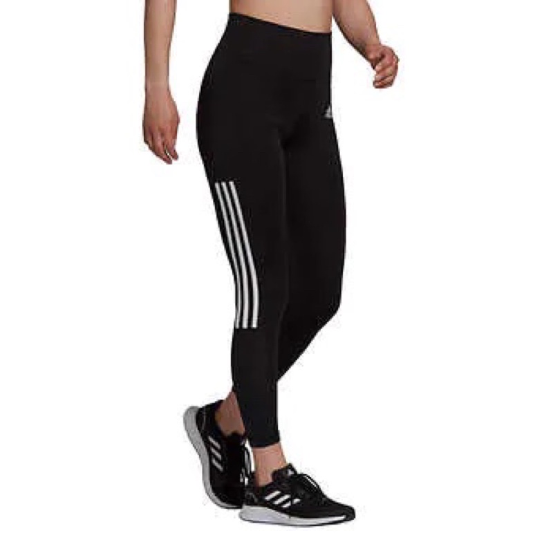 adidas-ladies-3-stripe-tight-with-mesh-จากอเมริกา-ผ้านุ่ม-ใส่สบาย-ระบายอากาศได้ดี