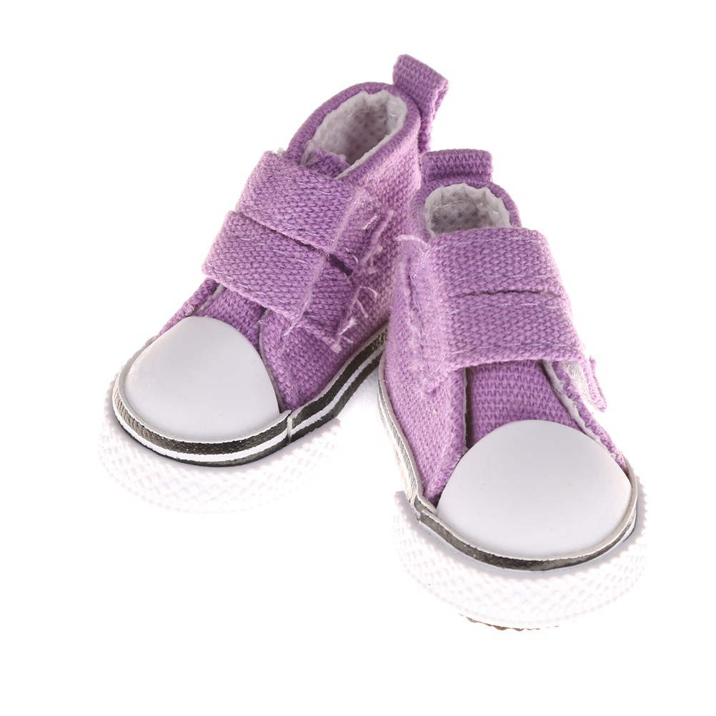 ภาพสินค้าready stock รองเท้าผ้าใบ รองเท้าตุ๊กตา Denim Canvas Toy Shoes1/6 BJD 5ซม จากร้าน gongjing4.th บน Shopee ภาพที่ 6
