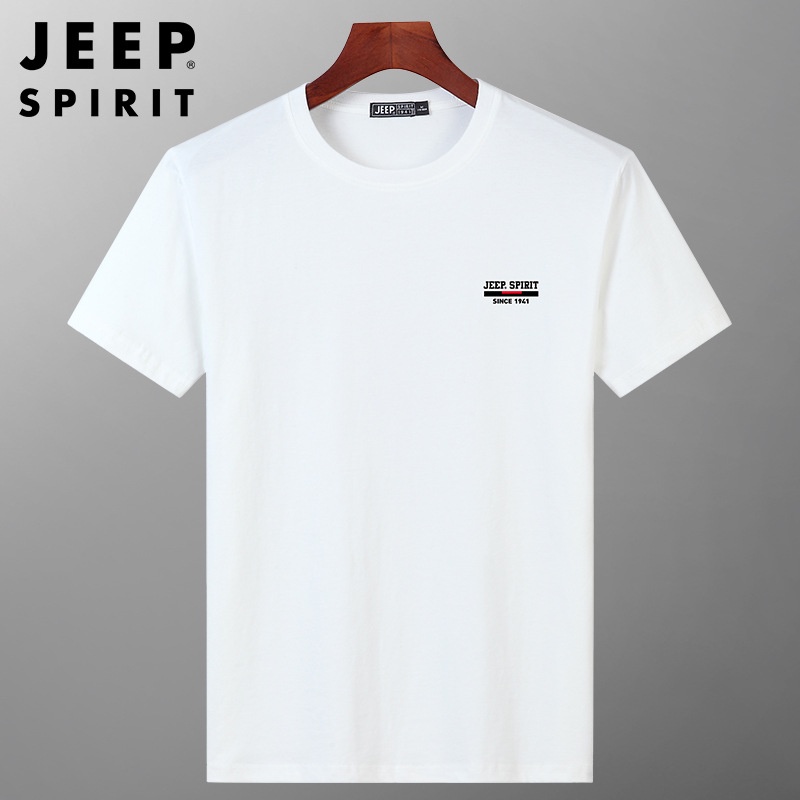 เสื้อยืดลําลอง-ผ้าฝ้าย-แขนสั้น-คอกลม-พิมพ์ลาย-jeep-spirit-แฟชั่นฤดูร้อน-สําหรับผู้ชายs-5xl