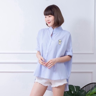 Lina Shirt เสื้อเชิ๊ต Oversize พร้อมส่ง